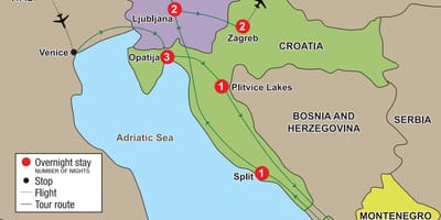 નકશો opatija ક્રોએશિયા
