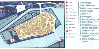 ક્રોએશિયા trogir નકશો